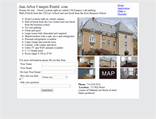 Tablet Screenshot of annarborcampusrental.com